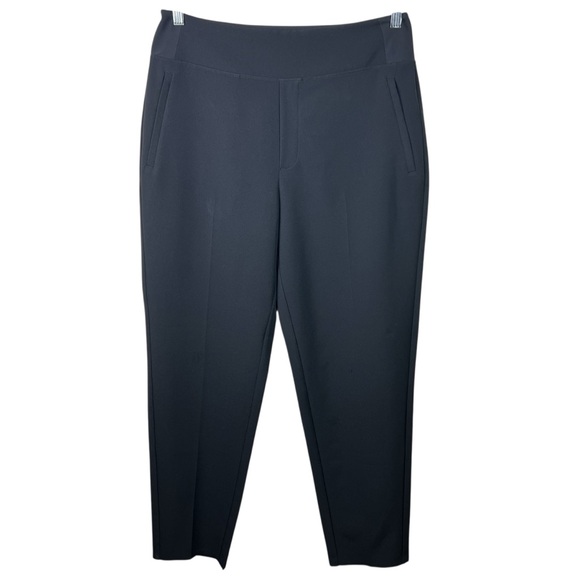 Athleta Black Endless High Rise Ankle Pant Size 12 Tall Stretch Pull On Travel - Picture 3 of 11